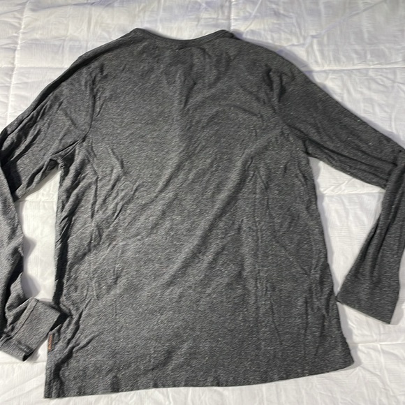 Ben Sherman Men’s Shirt Long Sleeve Henley T-Shirt Grey Size XL - Picture 6 of 8